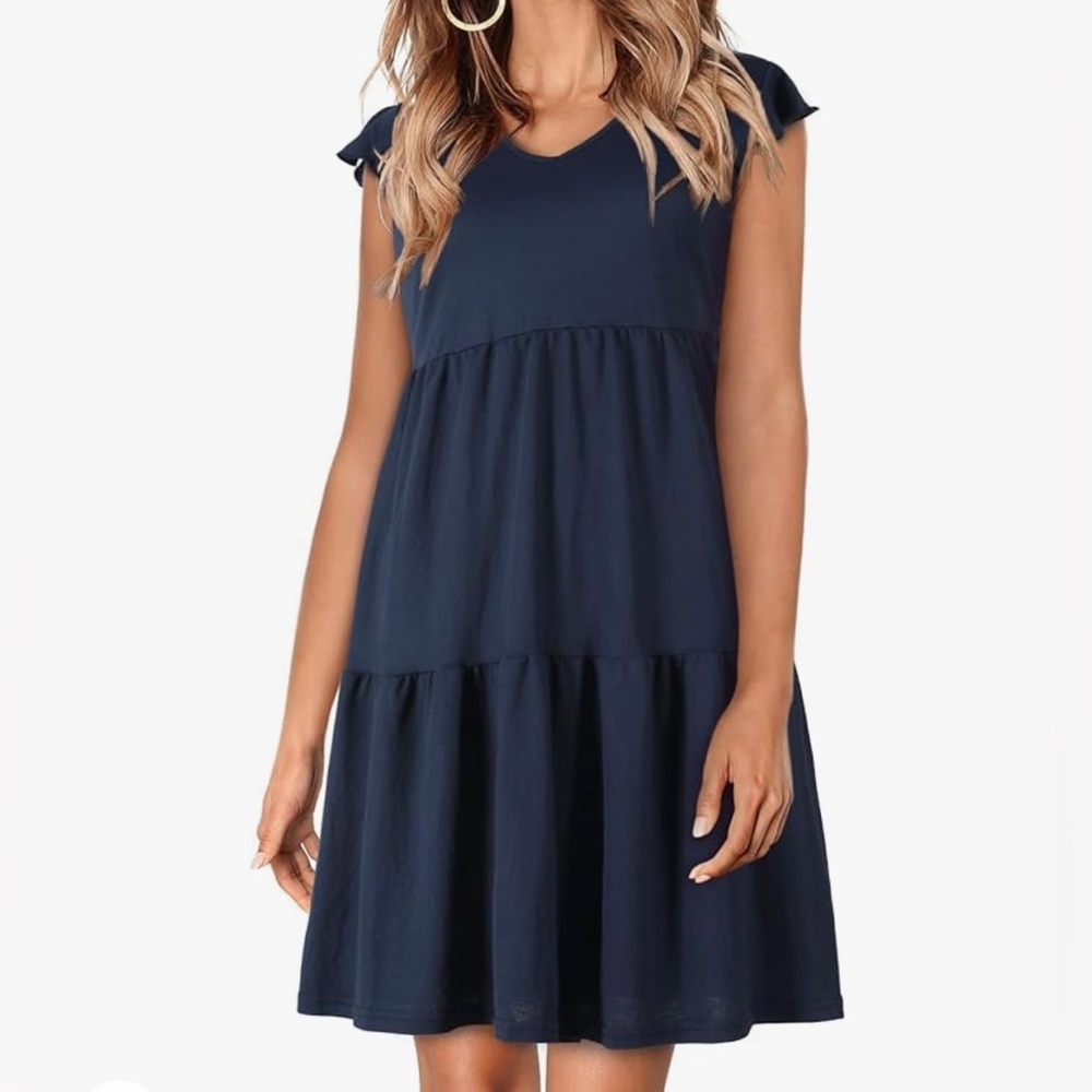 Women’s Casual Navy Tunic Dress Size X-Large
